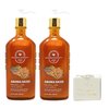Bath & Body Works Aromatherapy Pineapple, Lime, Eucalyptus - 2 pack of Body Lotion With a Natural Oats Soap.