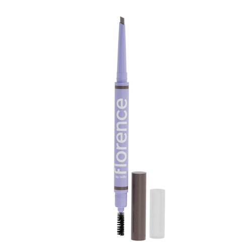 florence by mills Tint N Tame Eyebrow Pencil, Medium Brown, 0.008 oz/ 0.25g