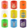 JOHOUSE 45PCS Easter Magic Springs, Plastic Spring Toy Easter Eggs Toys Filled Party Supplies for Kids Party Favor Gift