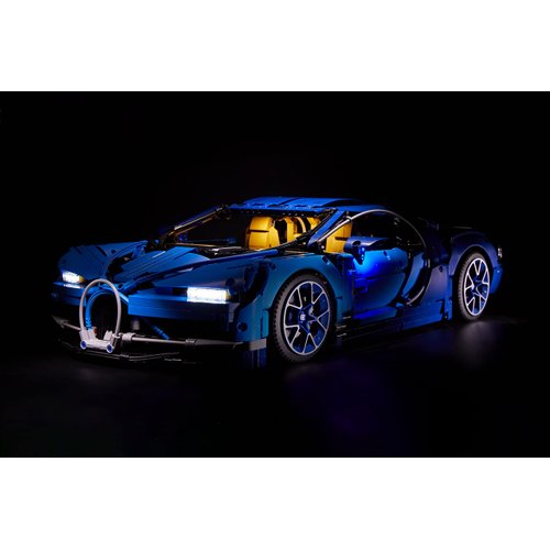 LED Lighting Kit for Lego Bugatti Chiron - 42083 (Lego Set NOT Included)