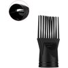 Hair Dryer Diffuser Professional Universal Hairdressing Wind Blow Cover Comb Attachment Nozzle Black Straightening Detangling Fine Curly Natural Hair Professional Processed Blow Dryer Comb Attachment