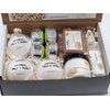 Spa Pure Luxury Spa Kit - 3 XL Bath Fizzies, 2 XL Shower Steamers, 3.5 oz Whipped Soap Scrub, Goat Milk Soap, Shower Gel (Oatmeal Milk & Honey)