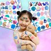 100 PCS Sea Shell Mermaid Birthday Party Decorations Favors Supplies Beach Ocean Seashells Decor Temporary Tattoos Stickers for Girls Boys Cute Gifts School Prizes Rewards
