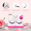 KISS Lash Couture Luxtension, False Eyelashes, Lash Extension Kit, 12 mm, Includes 40 Wisps, Tweezers, Spoolie, Semi-Permanent Lash Adhesive And Remover, Easy to Apply, Reusable