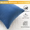 1 MIDDLE ONE 2 Pack Small Pillow, Memory Foam Mini Pillow 11 X 7 Inches for Travel, Sleeping, Nap and Neck, Knee, Lumbar Support, Tiny Pillow Cushion for Pet, Dogs (Blue)