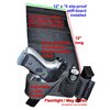 Explorer Adjustable Under Mattress Bedside Pistol Holster Car Seat Desk Closet Gun Handgun Holster with Flashlight Loop Magazine Holder (Coyote Tan Bed Holster)
