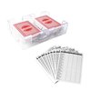GSE Games & Sports Expert Canasta Cards Game Set, Includes 2 Decks Canasta Playing Cards with Point Values, a Revolving Card Tray, and 50 Canasta Score Sheets (Red)