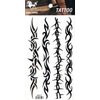 Tattoos 2 Sheets Barbed Wire Creeper Vine Temporary Tattoos Stickers Fake Body Arm Chest Shoulder Tattoos for Teens Men Women