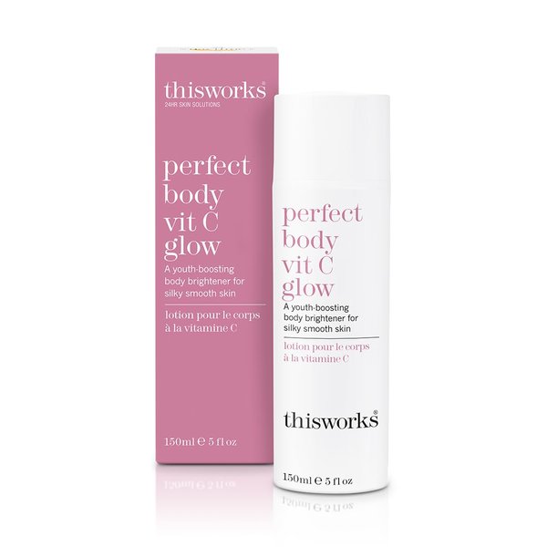 thisworks Perfect Body Vitamin C Glow Body Cream & Moisturizer 5 Ounce (150ml)