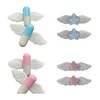 2pcs Cute Small Hair Clip Sweet Lovely Pill Star Wings Hair Barrettes Hairpins Styling Hair Accessory Party Gifts Wings Hair Clip