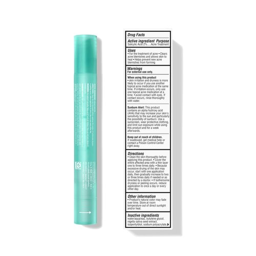 Hero Cosmetics Pimple Correct Acne Clearing Gel Pen - Maximum Strength 2% Salicylic Acid, Derm-Tested Formula for Current and Future Zits (1 Count)