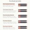 Glo Skin Beauty Suede Matte Lip Crayon (Demure) - Longwearing Formula Stays On All Day, With Conditioning Shea Butter + Mango Seed Oil for a Velvety Smooth Finish