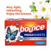Bounce Mega Dryer Sheets, Fresh Breeze, 130 Count (Packaging May Vary)