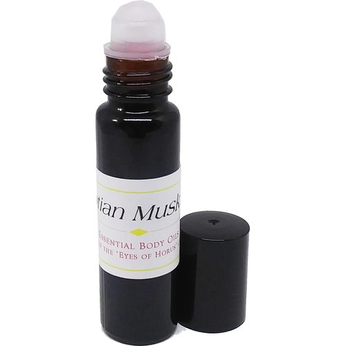 TCEShop Red: Egyptian Musk Scented Body Oil Fragrance [Roll-On - Dark Red - 1/3 oz.] - ID#27582