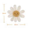 Apricot Lamb Baby Lovey Daisy Soft Rattle Toy, Plush Stuffed Flowers for Newborn Soft Over 0 Months (White Daisy, 8.5 Inches)