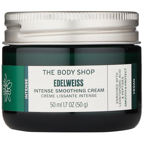The Body Shop Edelweiss Intense Smoothing Cream – Nourishing Day Cream – Moisturizes and Hydrates Skin – Vegan – 50ml