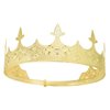 Generic King Crowns Metal Hair Band for Men Gold Crowns and Tiara for Theme Birthday Party Costume Accessories (Gold)