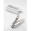 Green bell craftsmanship catcher nail clippers and nail brush set