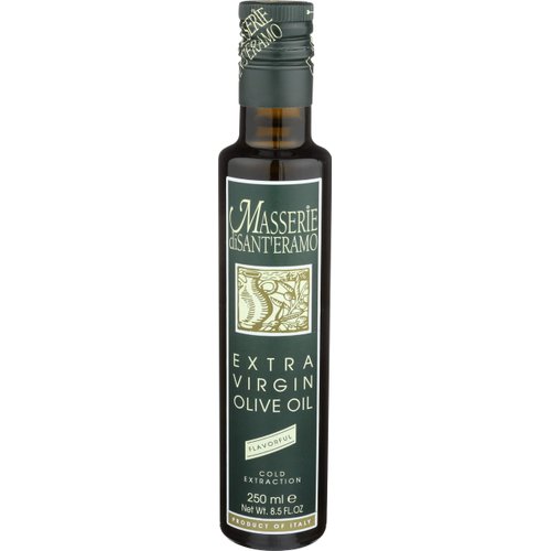 MASSERIE DI SANTERAMO Extra Virgin Olive Oil Flavorful, 8.5 FZ