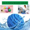 BTFLKNS Eco-Friendly Laundry Balls, 2Pcs Premium Washing Ball, Super Soft Shell Doesn't Hurt Clothes, Advanced ceramic balls, 2000 Washing Cycle Laundry Balls, All Natural Detergent(2Pack,Blue)
