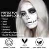 White Face Paint, Clown Makeup Body Paint, Blendable Cream Face Painting Kits for Skull Joker Vampire Mime , Halloween Skeleton Cosplay, Costume, Parties,Stage, Theater, 2.1 fl oz (60ml)