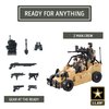 United States Army Rescue Force Soldier Toys & Military Vehicles - Helicopter & Desert Car, Artillery, Gear & Action Figure Playset, 3+