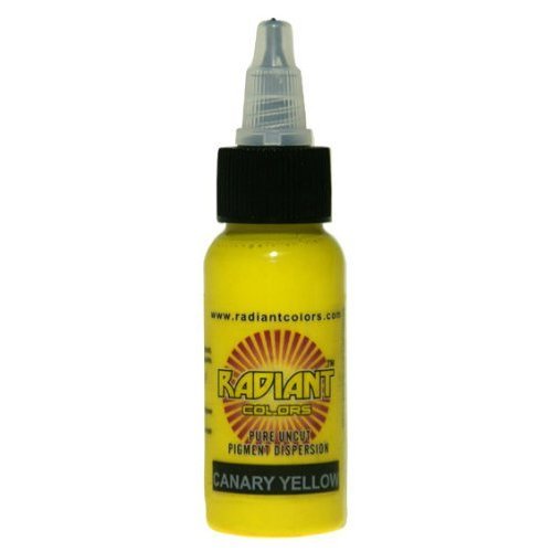 Radiant Colors - Canary Yellow - Tattoo Ink 1oz Made in USA