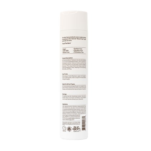 Sun Bum Curls Conditioner | Vegan and Cruelty Free Moisturizing Hair Treatment for Wavy and Curly Hair | 10 oz