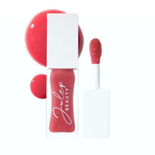 Julep So Plush Glossy Lip Oil – Nourishing Apricot, Avocado & Jojoba, Sheer Color & Shine, Moisturizing for Dry Lips-Clear Conscience (Rosy Glow, 1.15 oz)