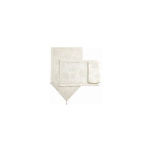 Waterford Linens Hydrangea White Set of Four Cloth Napkins