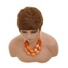 DOcute Brown Short Pixie Wigs for Black Women Auburn Brown Short Wigs for Black Women Short Brown Wig Pixie Cut Wigs for Black Women Short Brown Hair Wig Layered for Women (Brown)