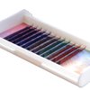Scala 5 Colors Mix Gradient Rainbow Colorful 12 Rows/tray C Curl 0.10 Flash Eyelash Extension Nature Long Gradient Mink False Individual Eye Lashes Makeup Mink Fake False Eyelashes (13mm)