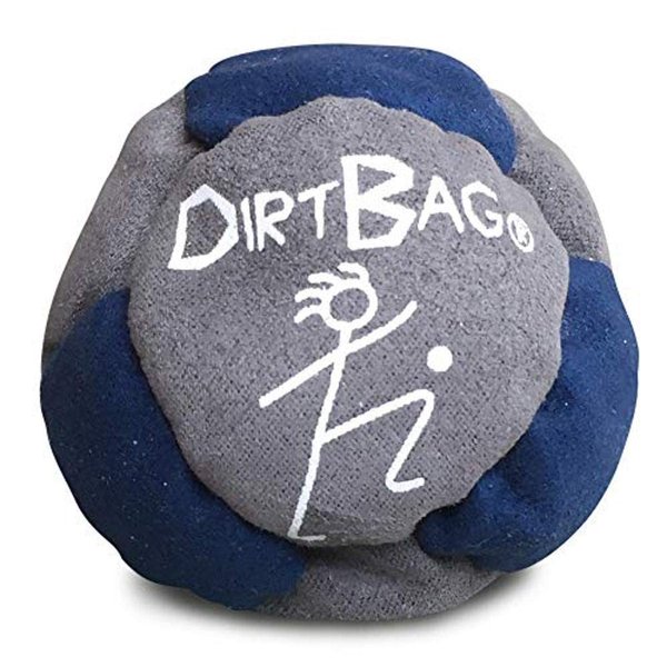 World Footbag Dirtbag Hacky Sack Footbag, Navy/Grey Pack of 1