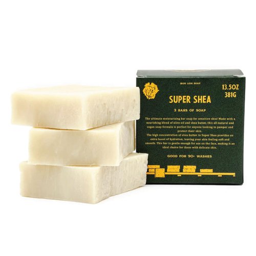 Iron Lion Soap - Organic Soap Bar - Made in USA - Plant Based, Vegan, Cold Process Handmade Soap - Moisturizing Bath Soaps for All Skin Types - (3 Pack)