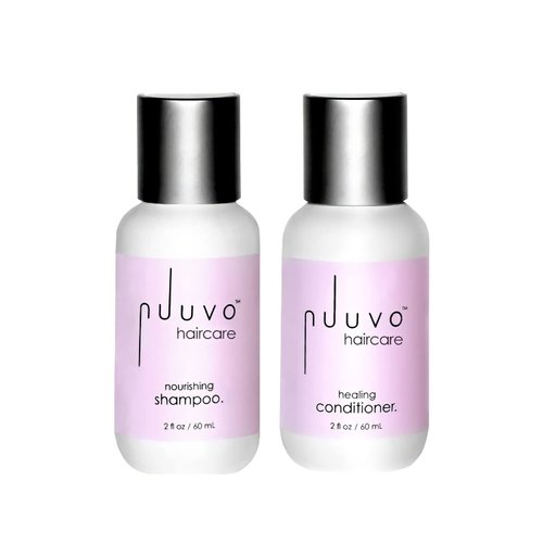 Nuuvo Haircare Shampoo & Conditioner Set – 4 oz, Sulfate-free Shampoo & Conditioner, Plant Derived Cleanser & Hydrating Conditioner, Rebuilds Damaged Hair, Suitable for all Hair Types
