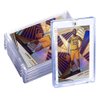 Magnetic Card Holder, FOME 5 Pack 35 PT Acrylic Trading Cards Sleeves Cards Protectors Baseball Card Holder for Game Cards SportsCards Standard Collection Storage Display