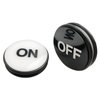 Yuanhe Casino Craps Dealer Button - 3Inch ON/OFF Puck Buttons, Great for Poker, Texas Hold 'em & Card Games