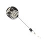 Cute Baby Owl Fashion Badge Pull Reel Retractable ID Holder with Crystal Rhinestones