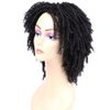 HEITIGN Wigs Synthetic 6 Inch Synthetic Dreadlocks Wig Wigs for Black Women Short Curly Wigs Crochet Wigs