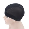 YTBYT 3 Pcs Mesh Cap Wig Caps for Making Wig Stretchy Wig Cap with Wide Elastic Band (Black Mesh Cap M)