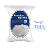 Bupete 100g/3.5oz Polyester Fiber Fill, Premium Fiber Fill Stuffing, Fluff Stuffing High Resilience Fill Fiber for Stuffed Animal Crafts, Pillow Stuffing, Cushions Stuffing