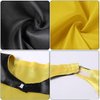 Naichuo Superhero Capes Cloak with Mask, Kids Children Boys Girls Double Side Dress Up Costumes for Halloween Christmas(Black/Yellow)