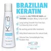 KCB Professional Brazilian Keratin, 1 Step Keratin Hair Treatment Kit at Home. Keratina para Alisar el Pelo. Straightening and Hair Frizz Control, All Hair Types, Formaldehyde Free, 3.38Floz