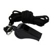 D.T. Systems Super-Pro Black Dog Training Whistle and Black Nylon Lanyard (80034)