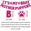 JOTFA Dog Birthday Decorations, Multi Sizes Dog Birthday Bandana Girl Dog Birthday Hat Crown Bow Tie Birthday Numbers It’s My Bday Mother Puppers Sign Banner for Small Dogs Pets (Pink, Small)