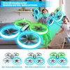 Q9s Drones for Kids,RC Drone with Altitude Hold and Headless Mode,Quadcopter with Blue&Green Light,Propeller Full Protect,2 Batteries and Remote Control,Easy to fly Kids Gifts Toys for Boys and Girls