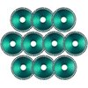 Mornajina ‎10 Packs 4 Inch Indestructible disc for Grinder, Indestructible Disc 2.2 for Angle Grinder 7/8" (Model 125), Cutting Discs for Smooth Cutting, Chamfering, Grinding of All Materials