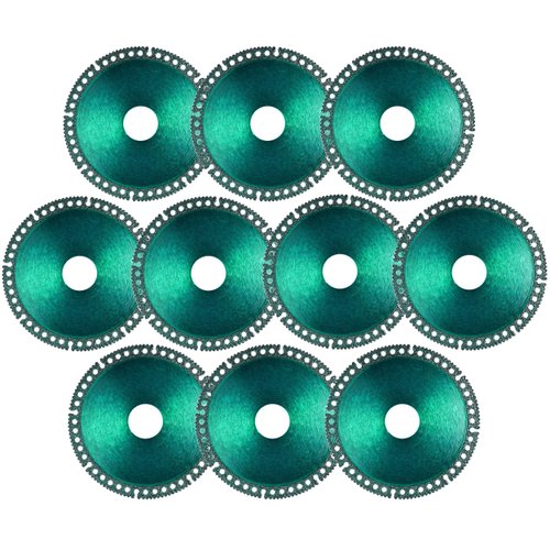 Mornajina ‎10 Packs 4 Inch Indestructible disc for Grinder, Indestructible Disc 2.2 for Angle Grinder 7/8" (Model 125), Cutting Discs for Smooth Cutting, Chamfering, Grinding of All Materials