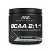 Amazing Muscle BCAA Amino Supplement | 2:1:1 Branched Chain Amino Acid Ratio | Unflavored | Net Weight 500 Grams (1.1 Lb) | Non-GMO | Gluten-Free | Made in USA