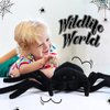 HyDren Christmas Giant Stuffed Spider Toy Huge Realistic Black Spider Stuffed Animal Plush Pillow Christmas Funny Prank Toys(31.5 x 19.7 Inch)